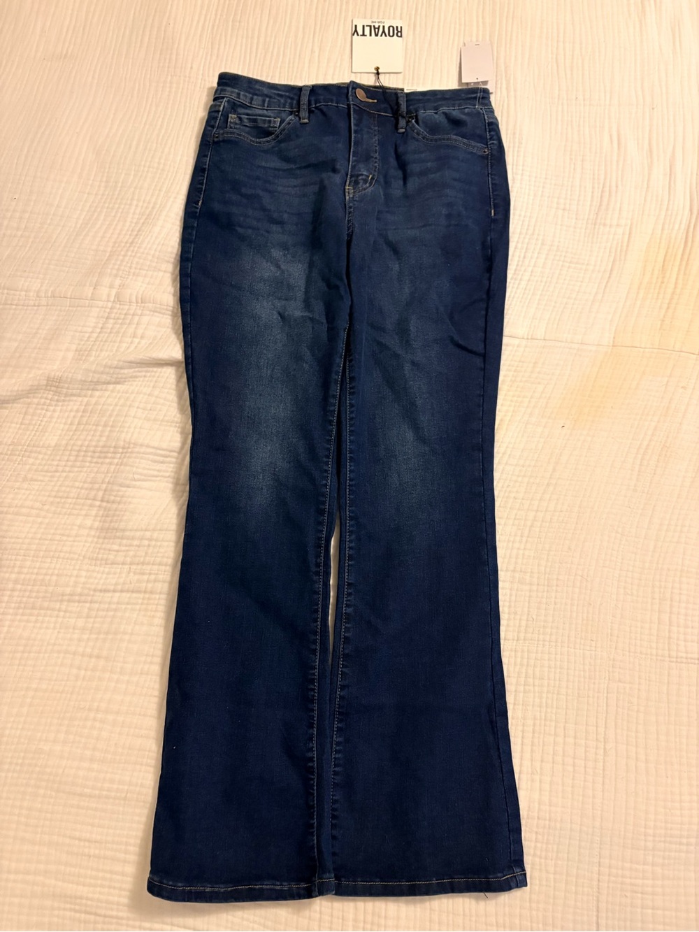Royalty For Me Women's Dark Wash Flare Jeans
